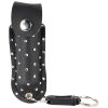 Wildfire 1.4% MC 1/2 oz with rhinestone leatherette holster black and quick release keychain