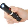 Stun Master 3,000,000 Volt Rechargeable Lipstick Stun Gun with Flashlight, black