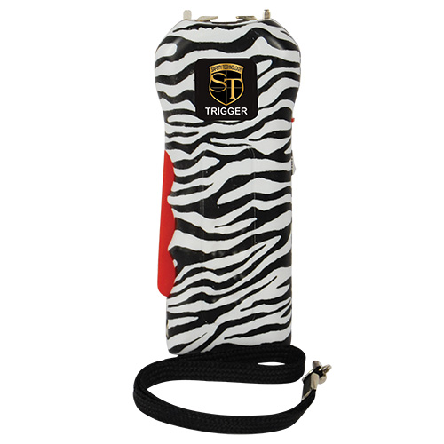 Trigger 18,000,000 Zebra Stun Gun Flashlight with Disable Pin