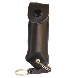 Wildfire 1.4% MC 1/2 oz pepper spray leatherette holster and quick release keychain black